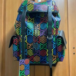 Gucci psychedelic backpack
